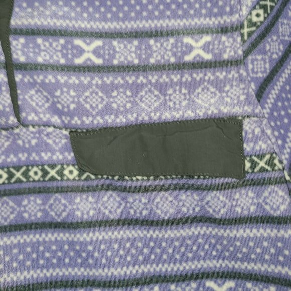 Jachs Cabin Mock Neck T Snap Purple Fleece Pullover Sweater Women's Sz M - Picture 12 of 12